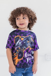 Foto 3 | Foto 3 | Camiseta Monster Jam Mohawk Warrior Púrpura Para Niños De 6 Años - Venta Internacional.
