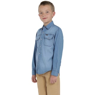 Foto 2 | Foto 2 | Camisa Lee Niño Vintage Slim Fit 250 Azul