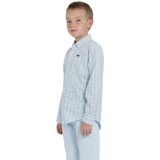 Foto 2 | Foto 2 | Camisa Lee Vintage Slim Fit Manga Larga 247 Verde para Niño