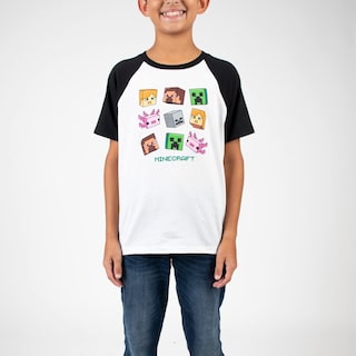 Foto 6 | Foto 6 | Camiseta Bioworld Minecraft Creepers And Character Heads - Venta Internacional.
