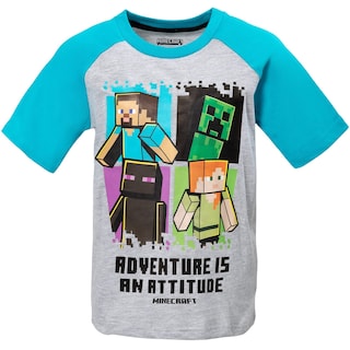 Foto 5 | Foto 5 | Camiseta Minecraft Mobs Creeper Steve Alex Skeleton Para Niños De 6 Años - Venta Internacional.