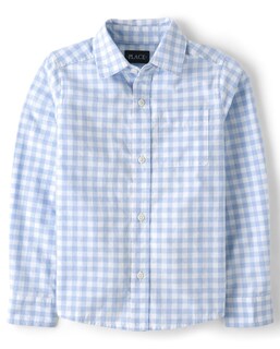 Foto 1 | Foto 1 | Camiseta The Children's Place De Popelina De Manga Larga Para Niños De 5 A 6 Años - Venta Internacional.