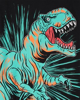 Foto 3 | Foto 3 | Camiseta The Children's Place Boys Bday Dude/dino, Paquete De 2 - Venta Internacional.