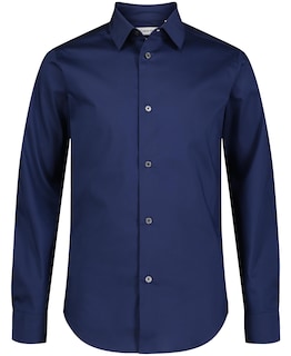 Foto 1 | Foto 1 | Camisa De Vestir Calvin Klein Para Niños, Manga Larga, Azul, Talla 18 - Venta Internacional.