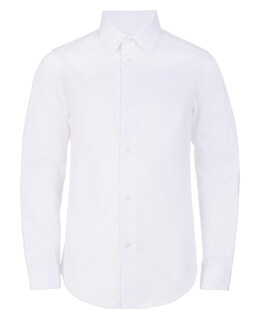 Foto 1 | Foto 1 | Camisa Calvin Klein Para Niños, Manga Larga, Ajustado, Vestido Blanco 20 - Venta Internacional.
