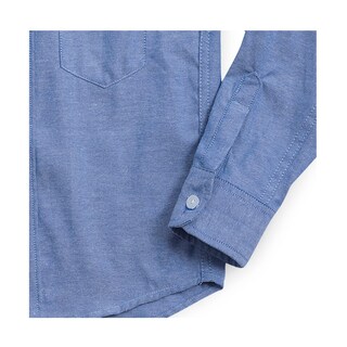 Foto 4 | Foto 4 | Camisa Audaz Para Niño De Algodón Azul Con Cuello Mao