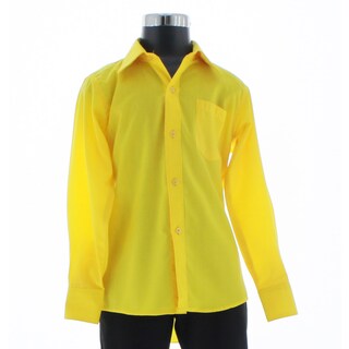 Foto 3 | Foto 3 | Camisa Para Niño Chicos Olé 3596 Amarillo Manga Larga