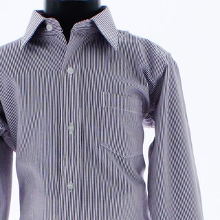 Foto 2 | Foto 2 | Camisa Para Niño Chicos Olé 3677 Rayas Azul Marino Manga Larga
