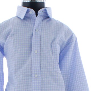 Foto 2 | Foto 2 | Camisa Para Niño Chicos Olé 3678 Azul Cuadros Manga Larga