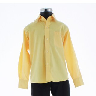 Foto 3 | Foto 3 | Camisa Para Niño Chicos Olé 3556 Amarillo Manga Larga
