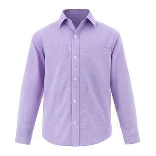 Foto 1 | Foto 1 | Camisa Para Niño Chicos Olé 3662 Morado Cuadros Manga Larga