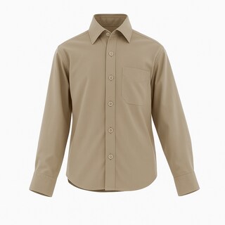 Foto 1 | Foto 1 | Camisa Para Niño Chicos Olé 3564 Café Manga Larga