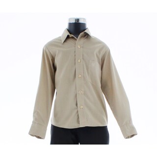 Foto 2 | Foto 2 | Camisa Para Niño Chicos Olé 3564 Café Manga Larga