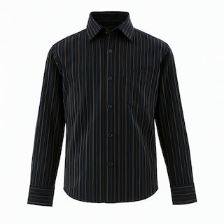 Foto 1 | Foto 1 | Camisa Para Niño Chicos Olé 3658 Negro Rayas Manga Larga