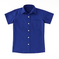 Camisa Para Niño Chicos Olé 3685 Azul Rey Manga Corta
