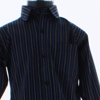 Foto 3 | Foto 3 | Camisa Para Niño Chicos Olé 3658 Negro Rayas Manga Larga