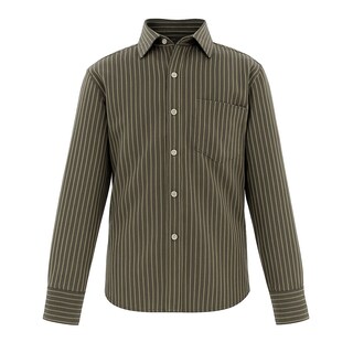 Foto 1 | Foto 1 | Camisa Para Niño Chicos Olé 3671 Verde Rayas Manga Larga