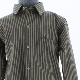 Foto 3 | Foto 3 | Camisa Para Niño Chicos Olé 3671 Verde Rayas Manga Larga