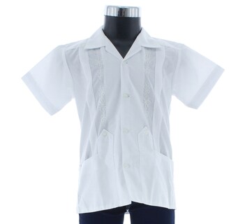 Foto 1 | Foto 1 | Guayabera Para Niño Chicos Olé 2977 Blanca