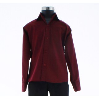 Foto 3 | Foto 3 | Camisa Para Niño Chicos Olé 3591 Vino Manga Larga