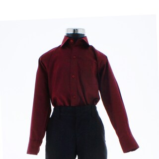 Foto 5 | Foto 5 | Camisa Para Niño Chicos Olé 3591 Vino Manga Larga