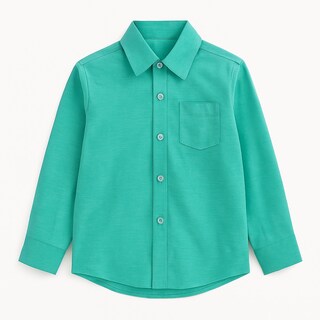 Foto 1 | Foto 1 | Camisa Para Niño Chicos Olé 3613 Verde Manga Larga
