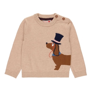 Foto 1 | Foto 1 | Suéter Boboli Beige para Niño
