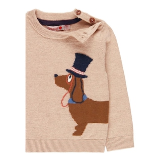 Foto 3 | Foto 3 | Suéter Boboli Beige para Niño