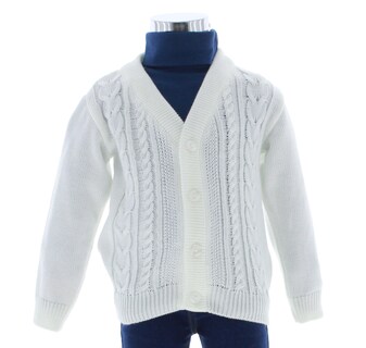 Foto 1 | Foto 1 | Sueter Niño Chicos Olé Bebe Tejido 3407 Color Blanco