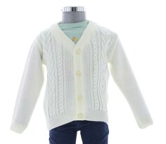 Sueter Niño Bebe Tejido Chicos Olé 3406 Color Beige