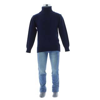 Foto 1 | Foto 1 | Suéter Para Niño Chicos Olé 3999 Azul Cuello Alto Elegante