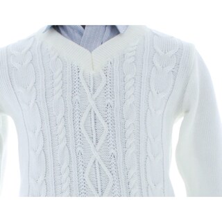 Foto 4 | Foto 4 | Suéter Para Niño Chicos Olé 2391 Blanco Elegante