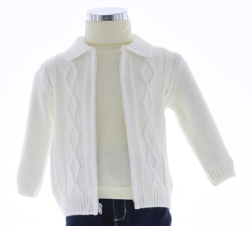 Foto 3 | Foto 3 | Sueter Niño Chicos Olé Tejido Bebe 3317 Color Blanco