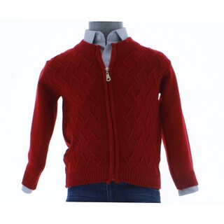 Foto 1 | Foto 1 | Suéter Para Niño Chicos Olé 2397 Rojo Elegante Con Costuras