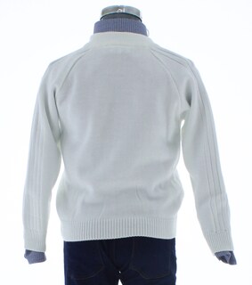 Foto 2 | Foto 2 | Suéter Para Niño Chicos Olé 2673 Blanco Elegante