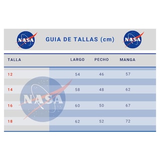 Foto 5 | Foto 5 | Sudadera Nasa color Blanco para Niño
