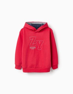 Foto 1 | Foto 1 | Sudadera Perchada con Capucha Zippy Rojo Zy Paris para Niño