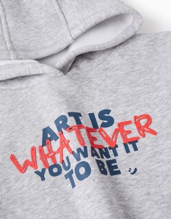 Foto 2 | Foto 2 | Sudadera Efecto Térmico Zippy Art Gris para Niño