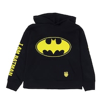 K-swiss Sudadera Batman Casual Para Niño, Color Negro