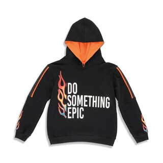 Foto 1 | Foto 1 | Sudadera Audaz Para Niño De Algodón Negro Con Capucha
