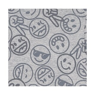 Foto 2 | Foto 2 | Sudadera Audaz Para Niño Poliéster Gris Con Estampado De Emojis