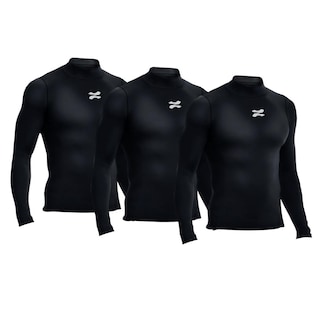 Foto 1 | Foto 1 | Playera Deportiva Manga Larga Zapari color Negro para Niños 3 Piezas
