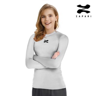 Foto 2 | Foto 2 | Playera Deportiva Manga Larga Zapari color Blanco para Niños 3 Piezas