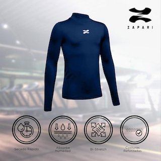 Foto 4 | Foto 4 | Playera Deportiva Manga Larga Zapari color Blanco para Niños 3 Piezas