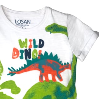 Foto 3 | Foto 3 | Playera Dinos Losan Wild Dino! Manga Corta Para Niño