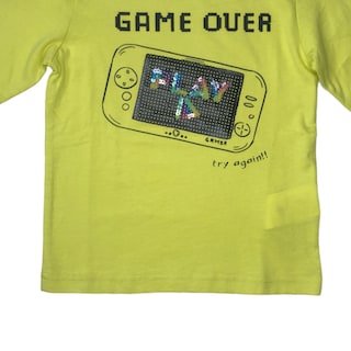 Foto 5 | Foto 5 | Playera Losan Game Over Verde para Niño