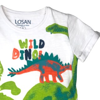 Foto 3 | Foto 3 | Playera Dinos Losan Wild Dino! Manga Corta Para Niño