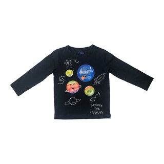 Foto 1 | Foto 1 | Playera con Diseños de Planetas Losan para Niño