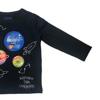 Foto 2 | Foto 2 | Playera con Diseños de Planetas Losan para Niño