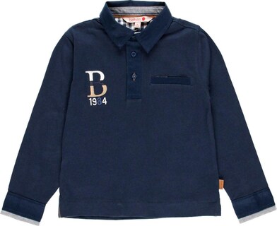 Foto 1 | Foto 1 | Playera Boboli Azul Manga Larga para Niño